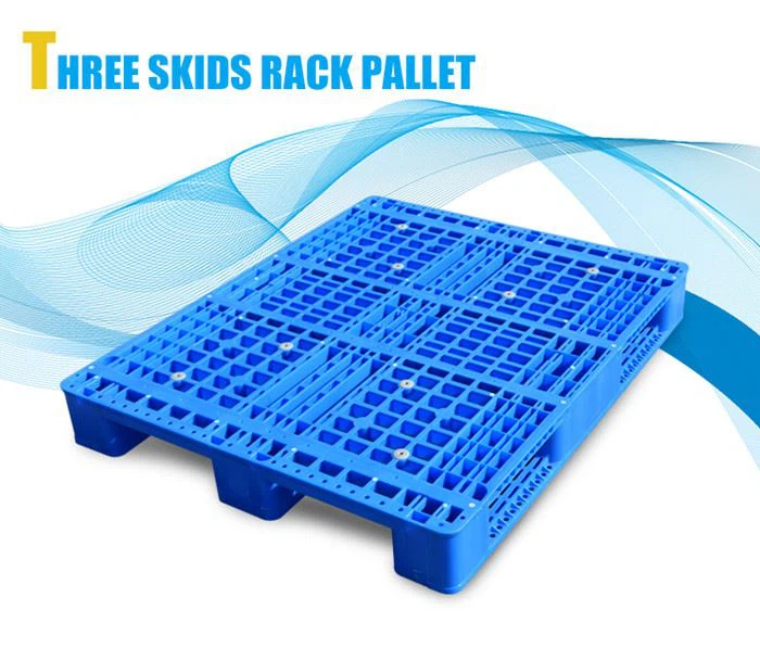 Steel reinforced racking plastic pallets
