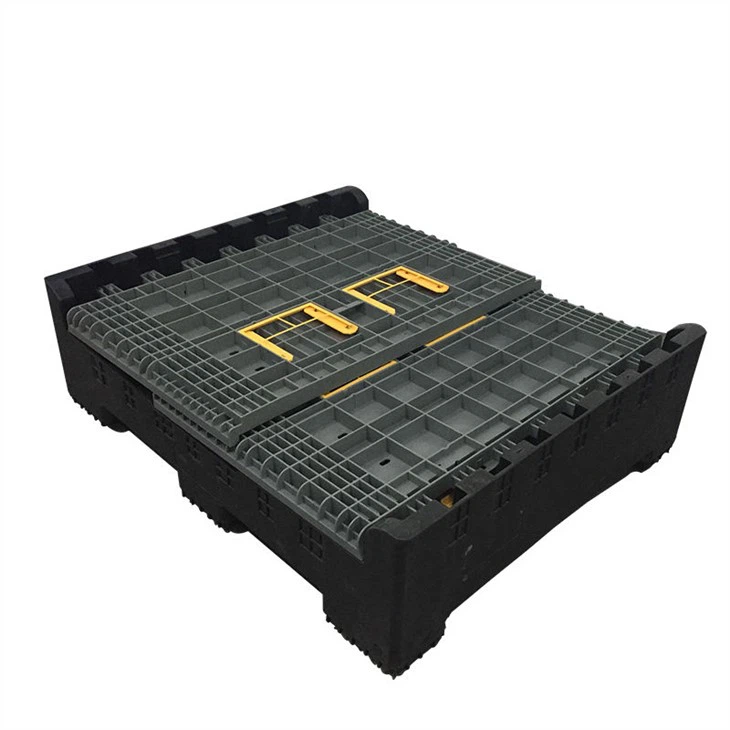Solid Folding Plastic Bulk Container factory