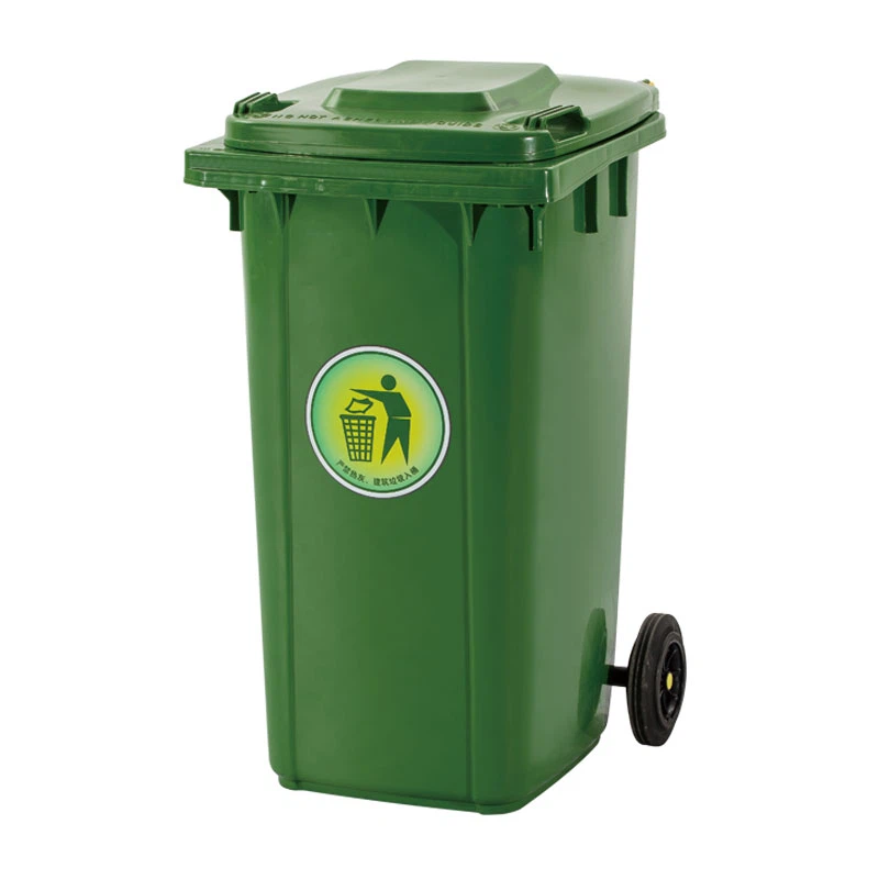 야외 2륜 쓰레기통