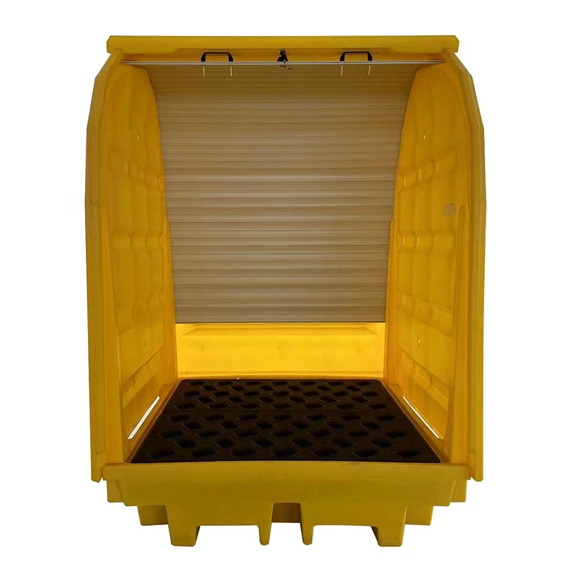 Outdoor Drum Spill Storage Sheds