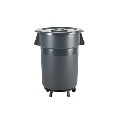 둥근 직장 바퀴 달린 폐기물 버킷