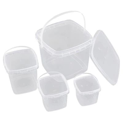 얇은 벽 일회용 사각형 용기